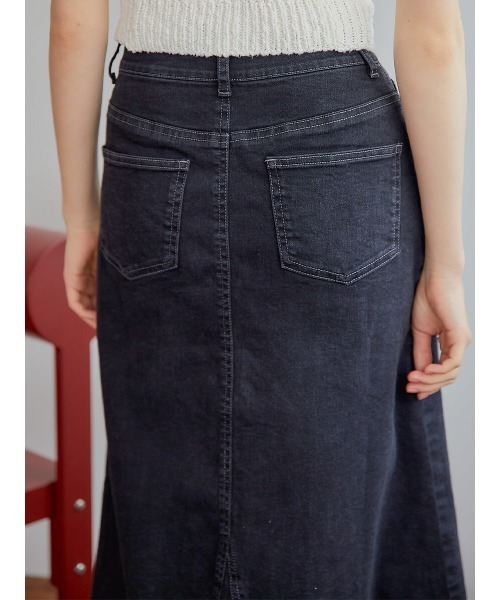 Ayla(アイラ)の「【Original】mermaid denim maxi skirt(デニムスカート・レディース・ブラック・SMALL)」の3枚目の写真