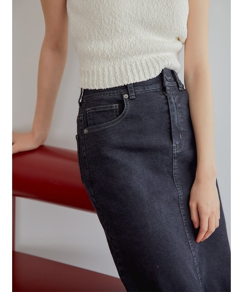 Ayla(アイラ)の「【Original】mermaid denim maxi skirt(デニムスカート・レディース・ブラック・SMALL)」の14枚目の写真