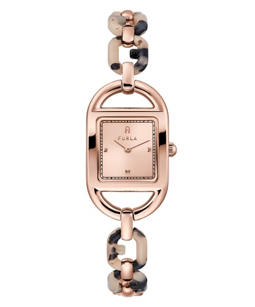 FURLA(フルラ)の「FURLA/フルラ FURLA CHAIN SQUARE/フルラ チェーン スクエア 腕時計 WW00026003L3 レディース(アナログ腕時計・レディース・ピンクゴールド・FREE)」の9枚目の写真