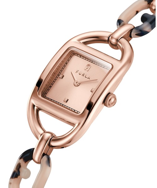 FURLA(フルラ)の「FURLA/フルラ FURLA CHAIN SQUARE/フルラ チェーン スクエア 腕時計 WW00026003L3 レディース(アナログ腕時計・レディース・ピンクゴールド・FREE)」の8枚目の写真