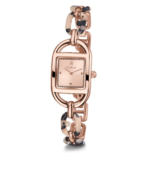 FURLA(フルラ)の「FURLA/フルラ FURLA CHAIN SQUARE/フルラ チェーン スクエア 腕時計 WW00026003L3 レディース(アナログ腕時計・レディース・ピンクゴールド・FREE)」の7枚目の写真