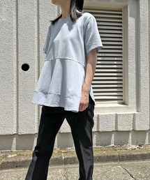 Jewelobe | ルーズシルエットペプラムカットトップス(Tシャツ/カットソー)