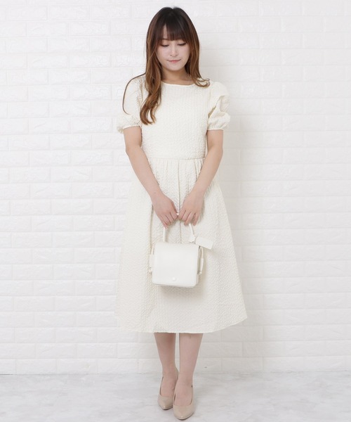 Lace Ladies（レースレディース）の「ボックス型2wayミニバッグ（ショルダーバッグ・レディース・ホワイト/ベージュ/ブラック/ブラウン・FREE）」の8枚目の写真