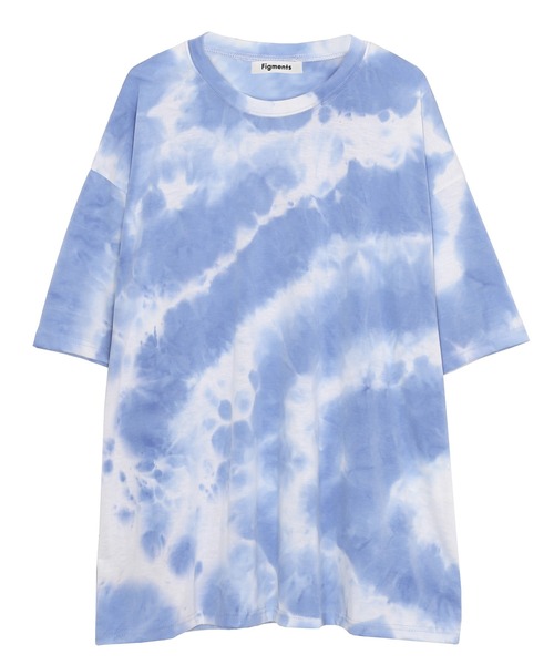 Figments（フィグメンツ）の「タイダイTシャツ（Tシャツ/カットソー・レディース・ブラック/パープル/ブルー・FREE）」の5枚目の写真