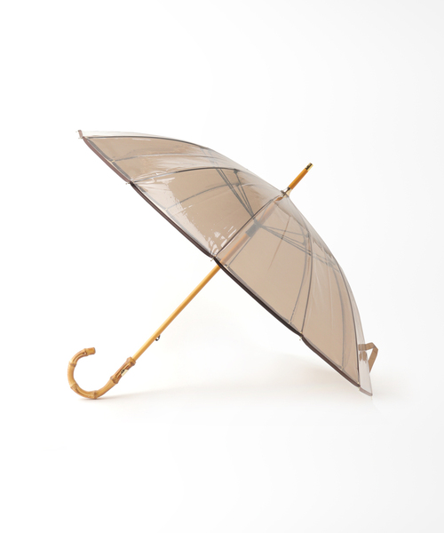 SLOBE IENA(スローブイエナ)の「【TRADITIONAL WEATHERWEAR】BAMBOO CLEAR UMBRELLA《雨傘》(長傘・レディース・ブラウン/グリーン/ホワイト・FREE)」の9枚目の写真
