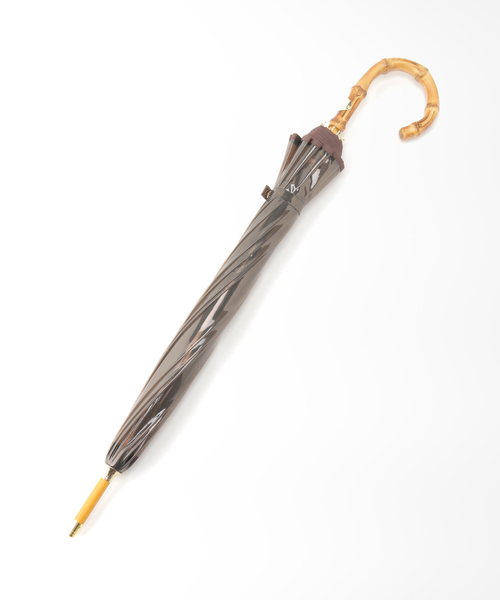 SLOBE IENA(スローブイエナ)の「【TRADITIONAL WEATHERWEAR】BAMBOO CLEAR UMBRELLA《雨傘》(長傘・レディース・ブラウン/グリーン/ホワイト・FREE)」の10枚目の写真