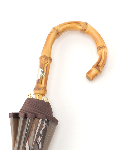 SLOBE IENA(スローブイエナ)の「【TRADITIONAL WEATHERWEAR】BAMBOO CLEAR UMBRELLA《雨傘》(長傘・レディース・ブラウン/グリーン/ホワイト・FREE)」の11枚目の写真