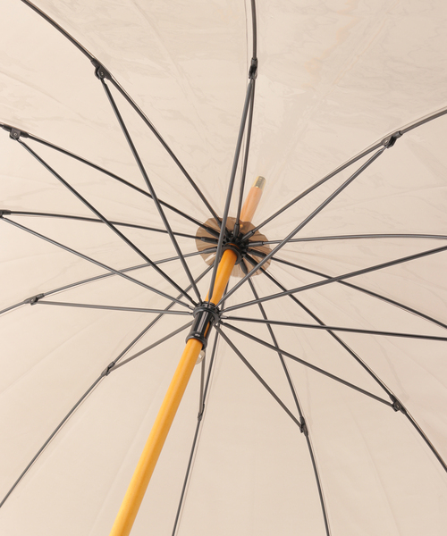 SLOBE IENA(スローブイエナ)の「【TRADITIONAL WEATHERWEAR】BAMBOO CLEAR UMBRELLA《雨傘》(長傘・レディース・ブラウン/グリーン/ホワイト・FREE)」の16枚目の写真