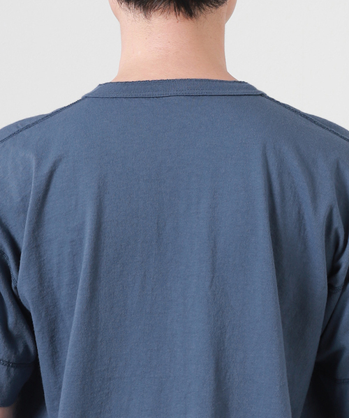 JOURNAL STANDARD(ジャーナルスタンダード)の「【SMC×J.S Homestead】別注 Hwalth Kint ピグメント ダイ ヘンリーネック(Tシャツ/カットソー・メンズ・ホワイト/チャコールグレー/ライトグレー/グレー/ボルドー/クリアブルー/ダークブルー/コバルトブルー/ワイン・XX-LARGE)」の11枚目の写真