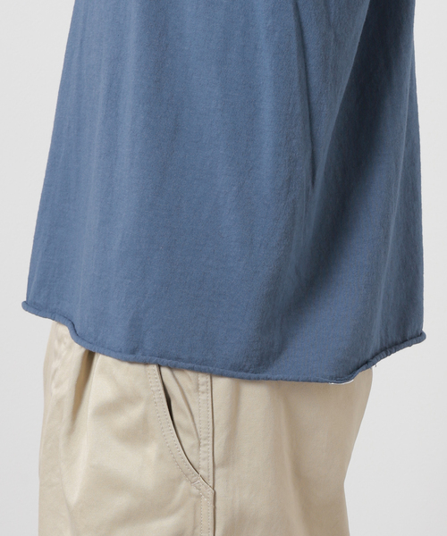 JOURNAL STANDARD(ジャーナルスタンダード)の「【SMC×J.S Homestead】別注 Hwalth Kint ピグメント ダイ ヘンリーネック(Tシャツ/カットソー・メンズ・ホワイト/チャコールグレー/ライトグレー/グレー/ボルドー/クリアブルー/ダークブルー/コバルトブルー/ワイン・XX-LARGE)」の19枚目の写真