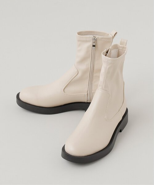 frames RAY CASSIN（フレームスレイカズン）の「M/L展開 トラックソーツストレッチブーツ（ブーツ・レディース・ブラウン/ベージュ/ブラック・MEDIUM/LARGE）」の3枚目の写真