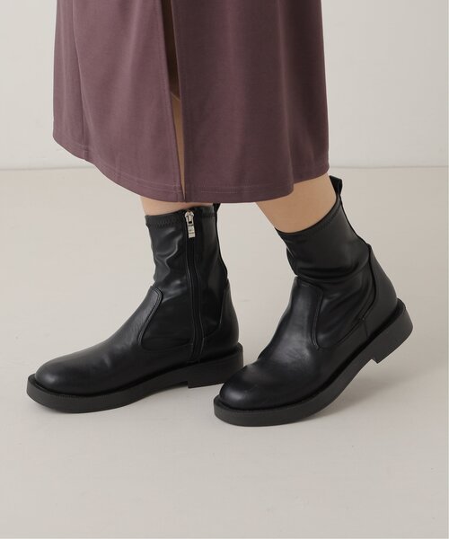 frames RAY CASSIN（フレームスレイカズン）の「M/L展開 トラックソーツストレッチブーツ（ブーツ・レディース・ブラウン/ベージュ/ブラック・MEDIUM/LARGE）」の4枚目の写真