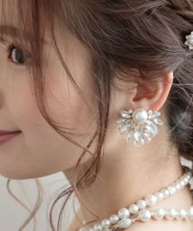 シャルム パールビジューピアス