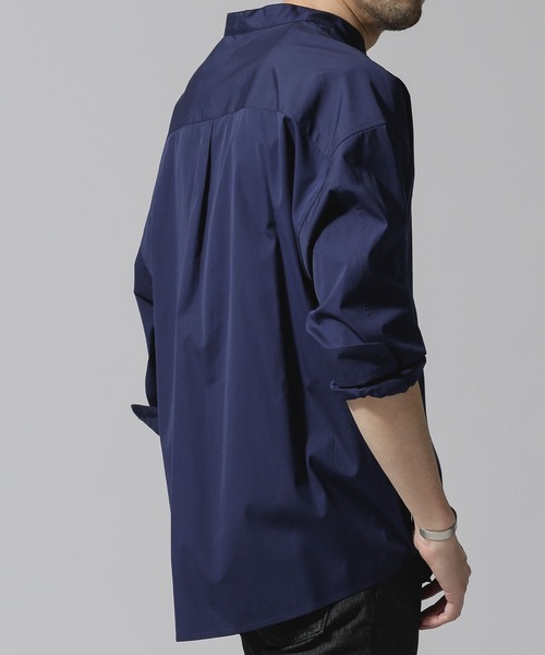 NANO universe(ナノユニバース)の「長袖シャツ(シャツ/ブラウス・メンズ・ブルー・MEDIUM)」の3枚目の写真