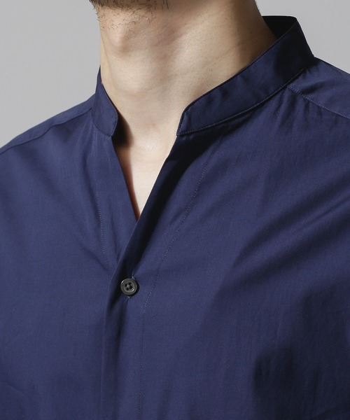 NANO universe(ナノユニバース)の「長袖シャツ(シャツ/ブラウス・メンズ・ブルー・MEDIUM)」の4枚目の写真