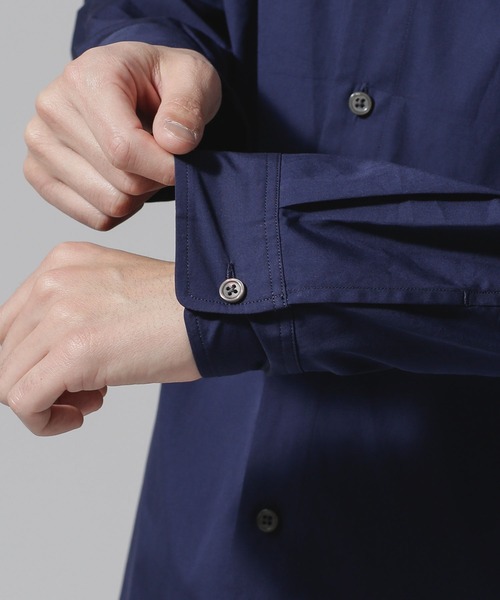 NANO universe(ナノユニバース)の「長袖シャツ(シャツ/ブラウス・メンズ・ブルー・MEDIUM)」の6枚目の写真