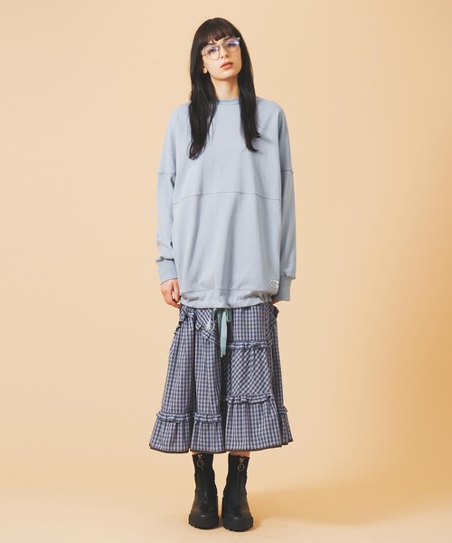 MILKFED.（ミルクフェド）の「PLAID TIERED SKIRT（スカート・レディース・レッド/ブルー・ONE SIZE）」の3枚目の写真