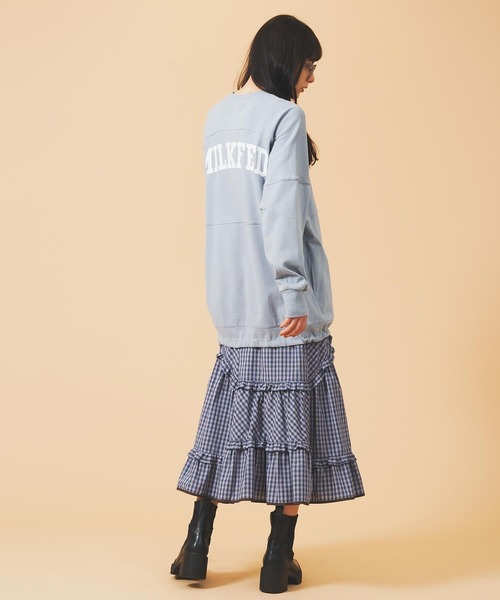 MILKFED.（ミルクフェド）の「PLAID TIERED SKIRT（スカート・レディース・レッド/ブルー・ONE SIZE）」の5枚目の写真