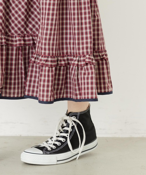MILKFED.（ミルクフェド）の「PLAID TIERED SKIRT（スカート・レディース・レッド/ブルー・ONE SIZE）」の15枚目の写真