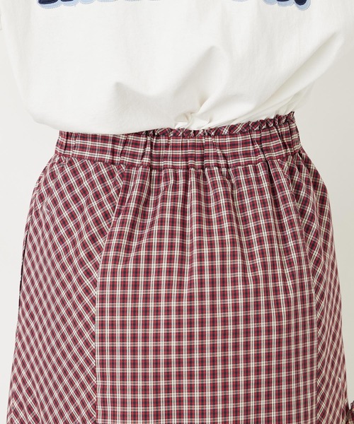 MILKFED.（ミルクフェド）の「PLAID TIERED SKIRT（スカート・レディース・レッド/ブルー・ONE SIZE）」の16枚目の写真