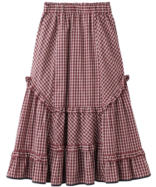 MILKFED.（ミルクフェド）の「PLAID TIERED SKIRT（スカート・レディース・レッド/ブルー・ONE SIZE）」の17枚目の写真