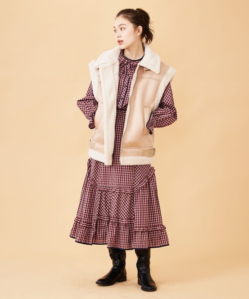 MILKFED.（ミルクフェド）の「PLAID TIERED SKIRT（スカート・レディース・レッド/ブルー・ONE SIZE）」の22枚目の写真