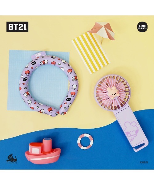 セール】(公式）BT21 minini ネッククーラー（アウトドアグッズ）｜ap