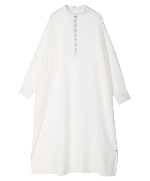 CRAFT STANDARD BOUTIQUE(クラフトスタンダードブティック)の「バンドカラーチェックワンピース *◆(シャツワンピース・レディース・オフホワイト/ベージュ系その他/ブルー系その他・FREE)」の10枚目の写真