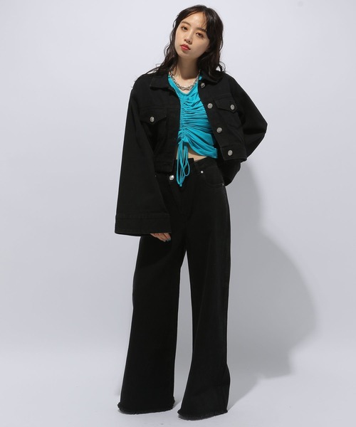 HARE - 【美品】ショートデニムブルゾン 美品】ショートデニムブルゾン