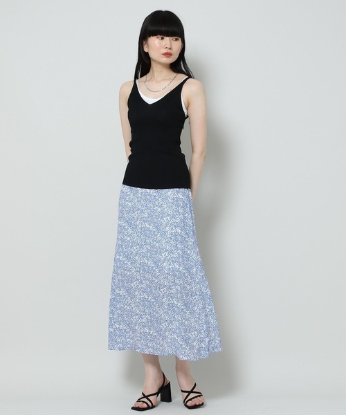 ALAND(エーランド)の「3.3 Field Trip/V NECK キャミニット 2353174(キャミソール・レディース・ブラック/クリーム/マスタード・FREE)」の5枚目の写真