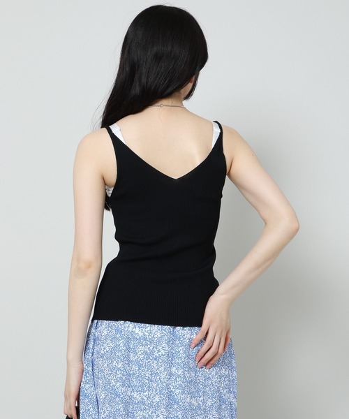 ALAND(エーランド)の「3.3 Field Trip/V NECK キャミニット 2353174(キャミソール・レディース・ブラック/クリーム/マスタード・FREE)」の8枚目の写真