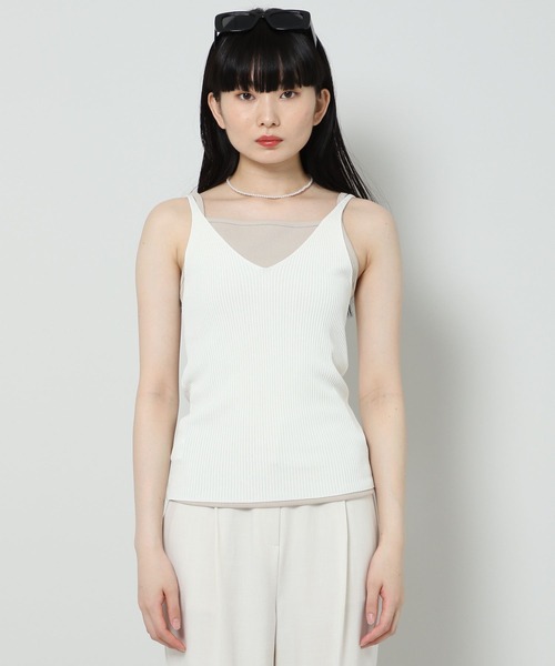 ALAND(エーランド)の「3.3 Field Trip/V NECK キャミニット 2353174(キャミソール・レディース・ブラック/クリーム/マスタード・FREE)」の17枚目の写真