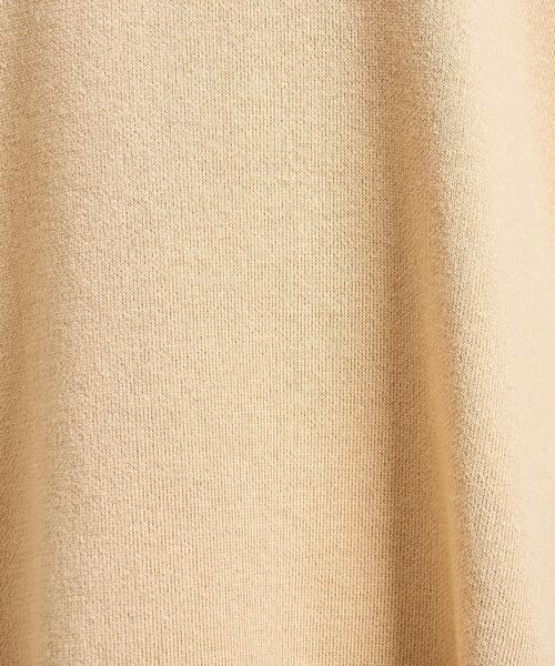 UNITED ARROWS（ユナイテッドアローズ）の「C/R スムース スリット クルーネック ニット（ニット/セーター・レディース・ブラック/ベージュ/オフホワイト/ターコイズブルー・FREE）」の11枚目の写真