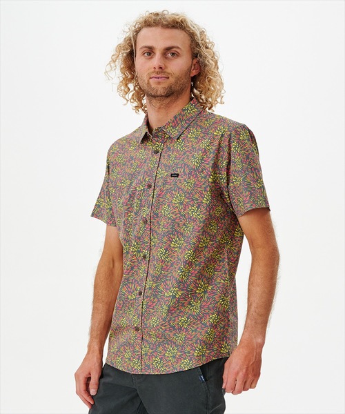 rip curl（リップカール）の「【RIPCURL（リップカール）】PARTY PACK SHIRT/半袖柄シャツ（シャツ/ブラウス・メンズ・ブラック/ネイビー/ナチュラル・SMALL/MEDIUM/LARGE/X-SMALL/X-LARGE）」の11枚目の写真