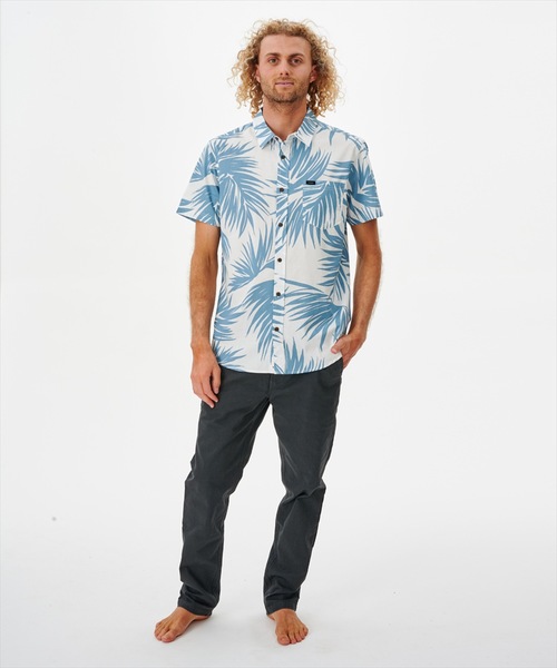 rip curl（リップカール）の「【RIPCURL（リップカール）】PARTY PACK SHIRT/半袖柄シャツ（シャツ/ブラウス・メンズ・ブラック/ネイビー/ナチュラル・SMALL/MEDIUM/LARGE/X-SMALL/X-LARGE）」の15枚目の写真