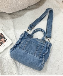 MAISON BREEZE | 【MAISON BREEZE】デニムショルダーorトートバッグ KNF(ショルダーバッグ)