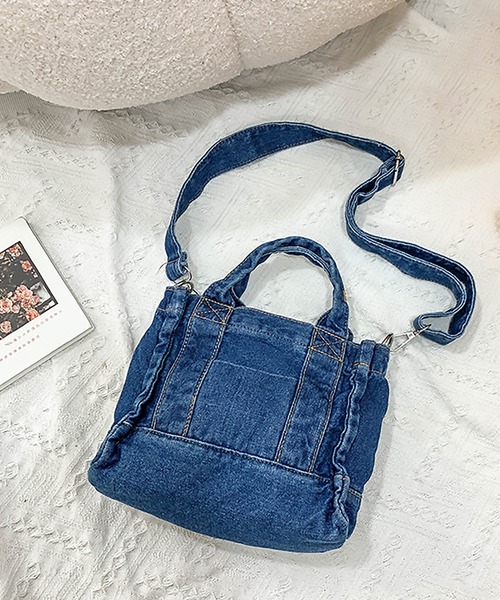 MAISON BREEZE（メゾンブリーズ）の「【MAISON BREEZE】デニムショルダーorトートバッグ KNF（ショルダーバッグ・レディース・サックスブルー/ブルー・FREE）」の5枚目の写真