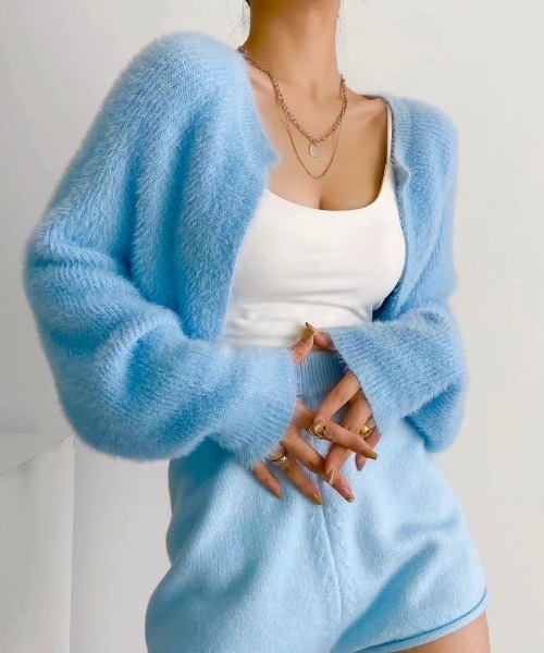 シャギーニットボレロ（カーディガン/ボレロ）｜Vipoa（ヴィポア）の