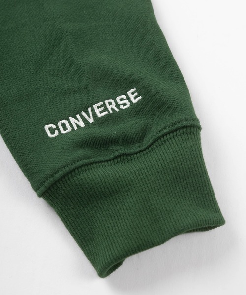CONVERSE(コンバース)の「【CONVERSE/コンバース】6シューズ サークルサガラ刺繍 ワンポイントトレーナー/ クルーネック袖切替えスウェット/ ビッグシルエット(スウェット・メンズ・ブラウン/ワイン/アッシュグレー/ブルー/ブラック/ブラック系その他・M/L/XL)」の15枚目の写真