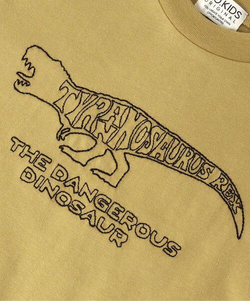 F.O.KIDS(エフオーキッズ)の「DINO Stitch 長袖Tシャツ(Tシャツ/カットソー・キッズ・オフホワイト/ネイビー/イエロー/グレー/ブラック/ブラウン・130/120/80/100/110/95/140/90)」の10枚目の写真
