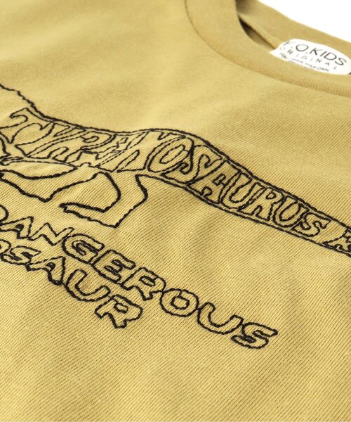 F.O.KIDS(エフオーキッズ)の「DINO Stitch 長袖Tシャツ(Tシャツ/カットソー・キッズ・オフホワイト/ネイビー/イエロー/グレー/ブラック/ブラウン・130/120/80/100/110/95/140/90)」の11枚目の写真