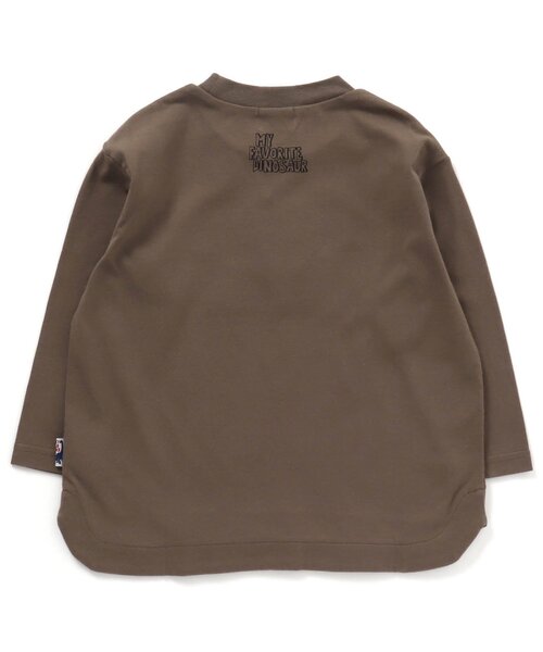 F.O.KIDS(エフオーキッズ)の「DINO Stitch 長袖Tシャツ(Tシャツ/カットソー・キッズ・オフホワイト/ネイビー/イエロー/グレー/ブラック/ブラウン・130/120/80/100/110/95/140/90)」の18枚目の写真