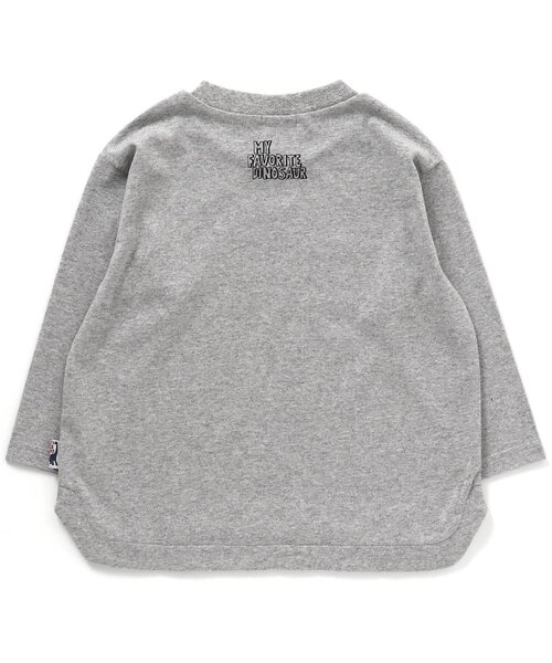 F.O.KIDS(エフオーキッズ)の「DINO Stitch 長袖Tシャツ(Tシャツ/カットソー・キッズ・オフホワイト/ネイビー/イエロー/グレー/ブラック/ブラウン・130/120/80/100/110/95/140/90)」の19枚目の写真