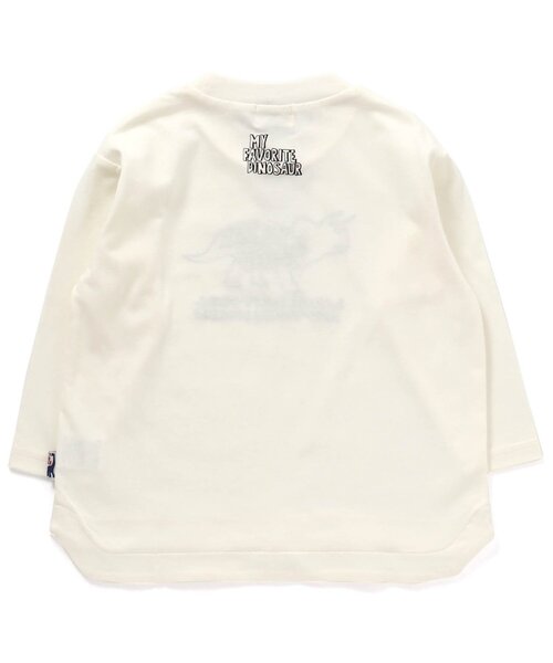 F.O.KIDS(エフオーキッズ)の「DINO Stitch 長袖Tシャツ(Tシャツ/カットソー・キッズ・オフホワイト/ネイビー/イエロー/グレー/ブラック/ブラウン・130/120/80/100/110/95/140/90)」の21枚目の写真