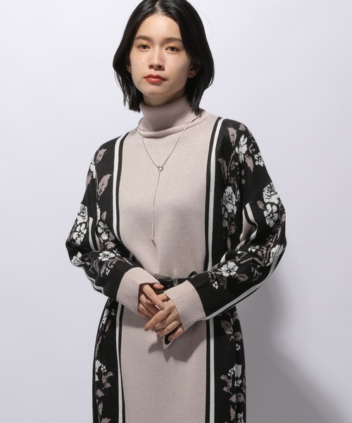 HARE（ハレ）の「サイドガラタートルニットワンピース(HARE