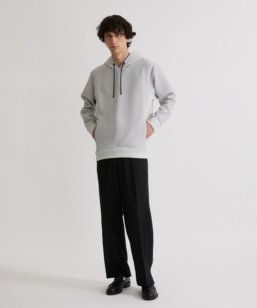UNITED TOKYO（ユナイテッドトウキョウ）の「ACTIVE DRY プルオーバーパーカー（スウェット・メンズ・ライトグレー/ブラック/ブルー・1/2/3）」の7枚目の写真