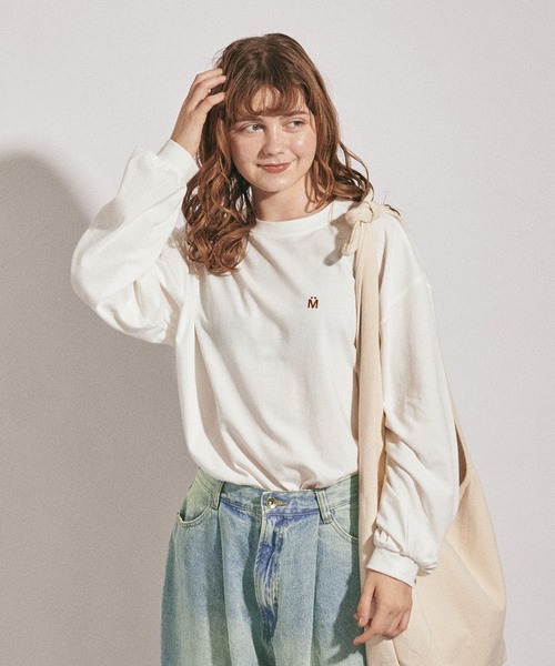 MUHET(ミュエータ)の「アソートロンT(Tシャツ/カットソー・レディース・ベージュ/オフホワイト/ホワイト系その他・MEDIUM/X-LARGE)」の2枚目の写真