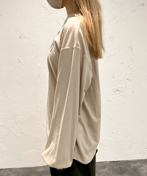 MUHET(ミュエータ)の「アソートロンT(Tシャツ/カットソー・レディース・ベージュ/オフホワイト/ホワイト系その他・MEDIUM/X-LARGE)」の8枚目の写真