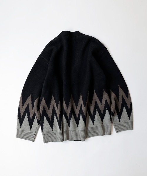 NUMBER (N)INE（ナンバーナイン）の「ZIGZAG JACQUARD CARDIGAN
