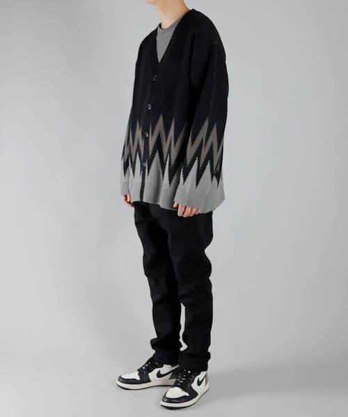NUMBER (N)INE（ナンバーナイン）の「ZIGZAG JACQUARD CARDIGAN